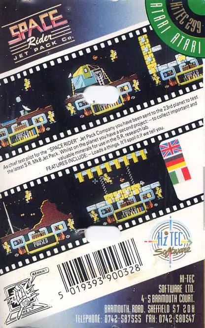 Space Rider box back