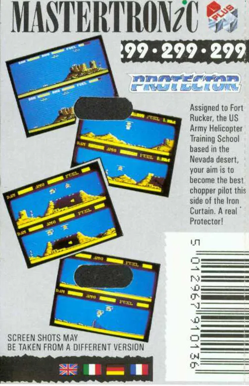 Protector (Mastertronic) box back