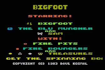 Backdrop artwork for Bigfoot