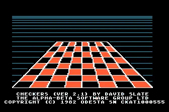 Backdrop artwork for Checkers: Version 2.1