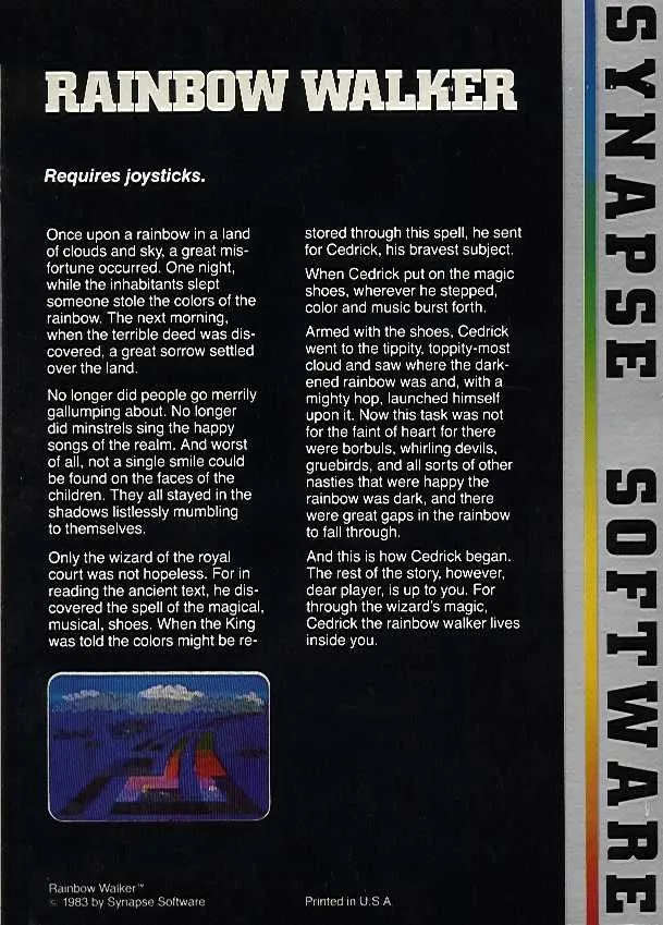 Rainbow Walker box back