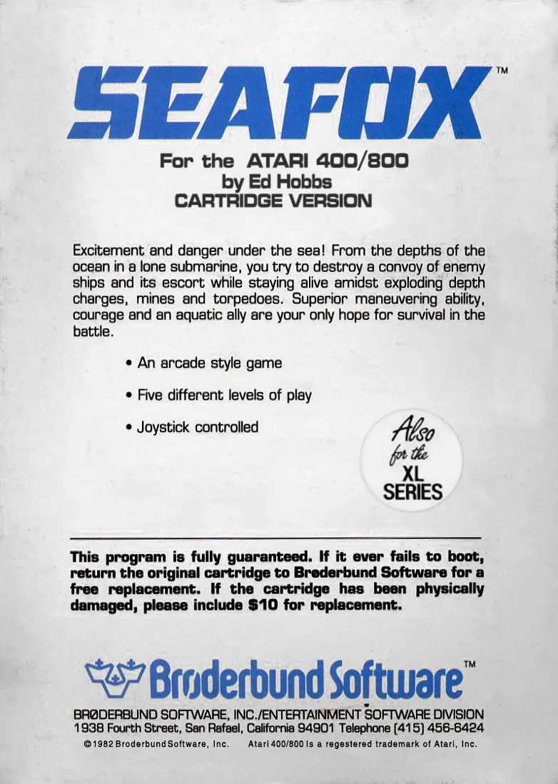 Seafox box back