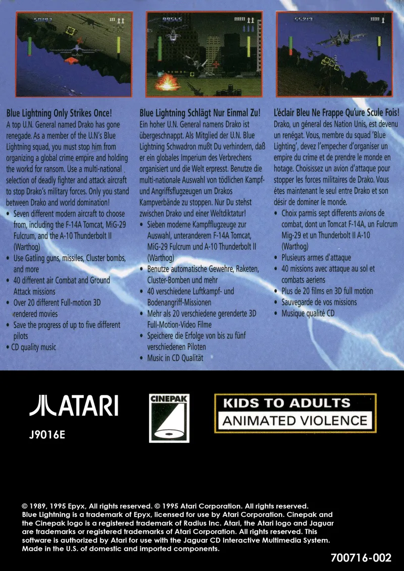 Blue Lightning box back
