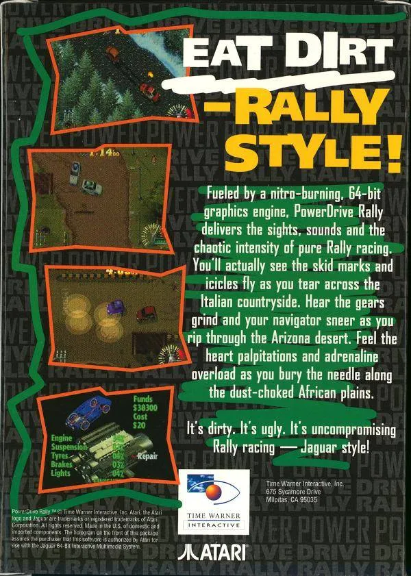 Power Drive Rally box back