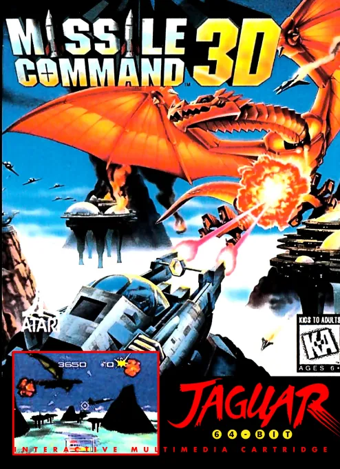 Missile Command 3D box art
