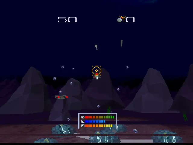 Backdrop artwork for Missile Command 3D