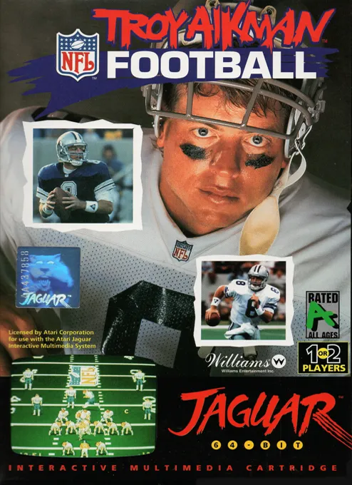 Troy Aikman NFL Football box art