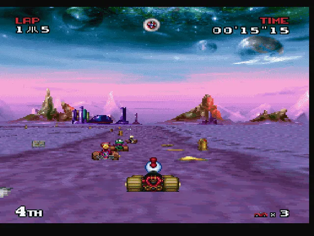 Backdrop artwork for Atari Karts