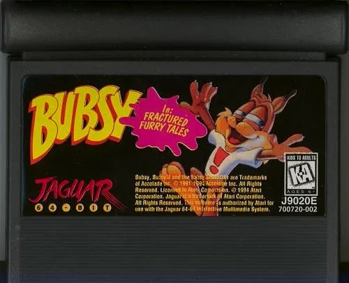 Bubsy in Fractured Furry Tales cart