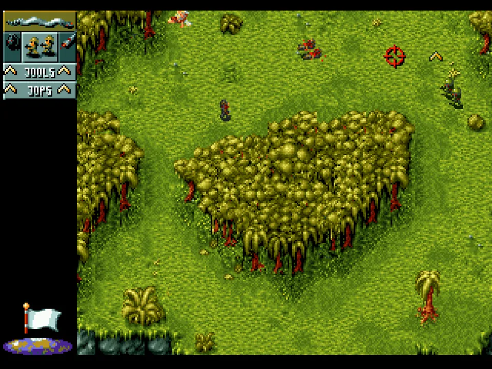 Backdrop artwork for Cannon Fodder