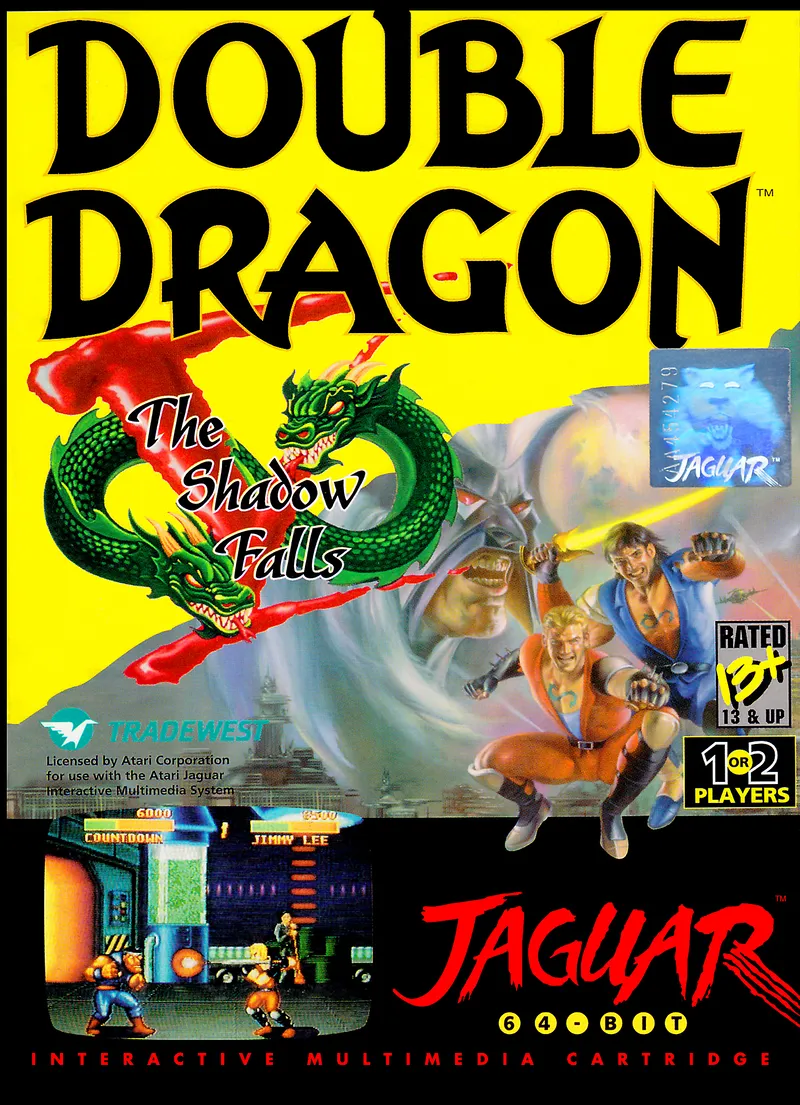 Double Dragon V: The Shadow Falls box art