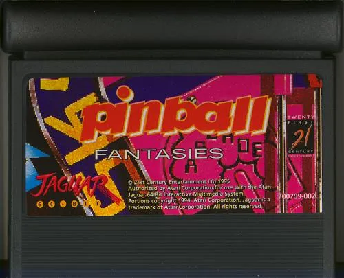 Pinball Fantasies cart