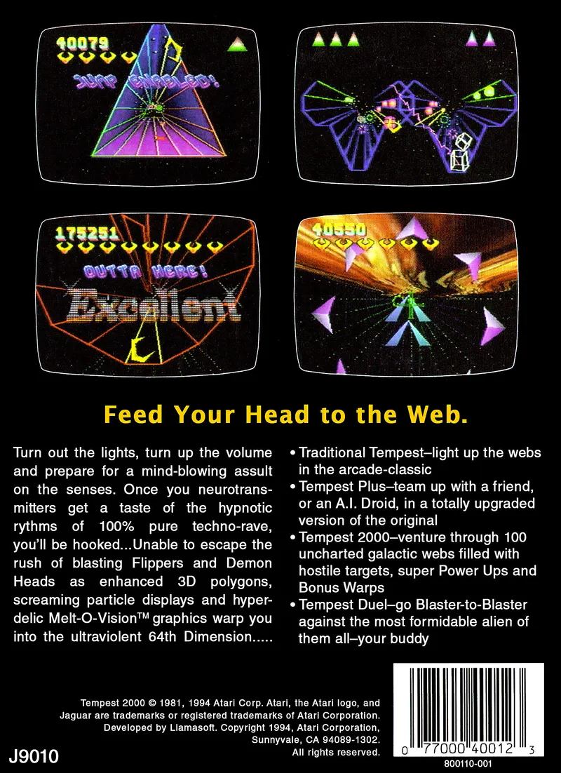 Tempest 2000 box back