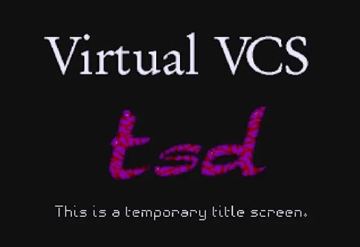 Virtual VCS title screen