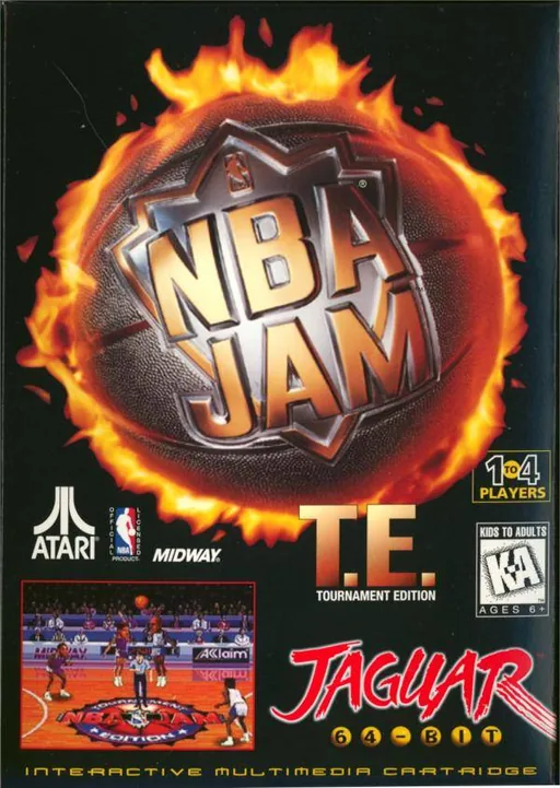 NBA Jam: Tournament Edition cover art for Atari Jaguar