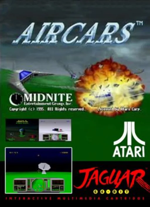 Aircars (USA) (Beta) (1994-11-14) cover art for Atari Jaguar