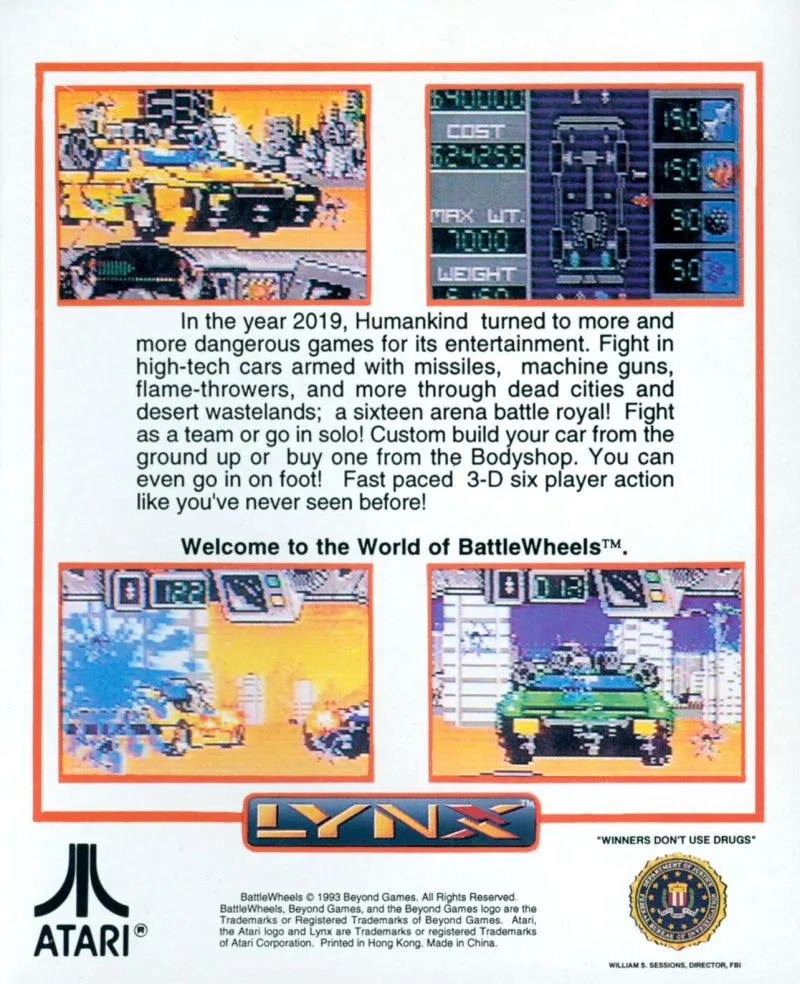 Battle Wheels box back