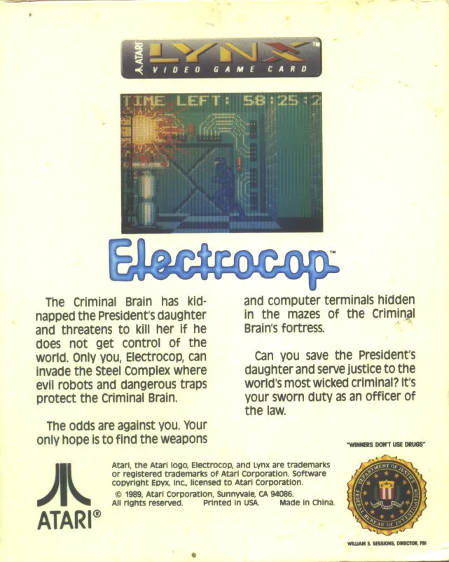 Electrocop box back
