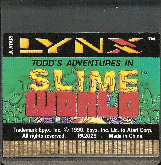 Todd's Adventures in Slime World cart