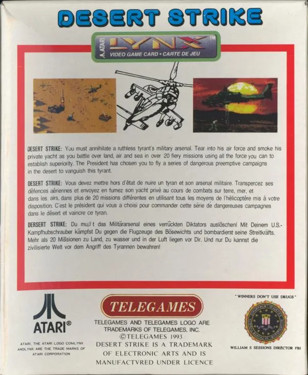 Desert Strike: Return to the Gulf box back
