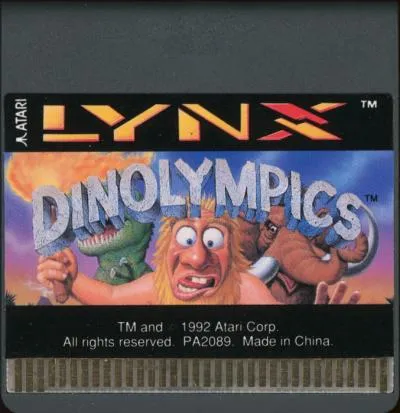 Dinolympics cart