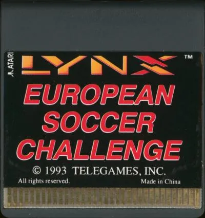 European Soccer Challenge cart