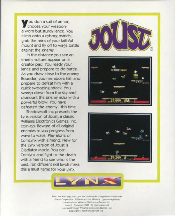 Joust box back