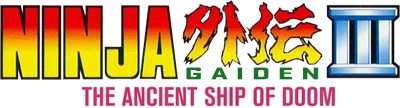 Ninja Gaiden III: The Ancient Ship of Doom logo