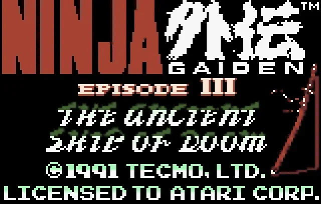 Ninja Gaiden III: The Ancient Ship of Doom screenshot