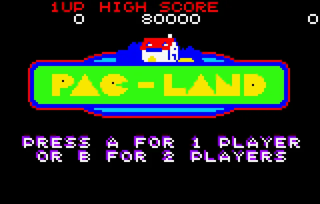 Pac-Land screenshot