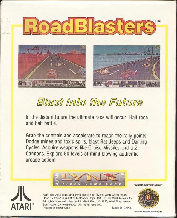 RoadBlasters box back