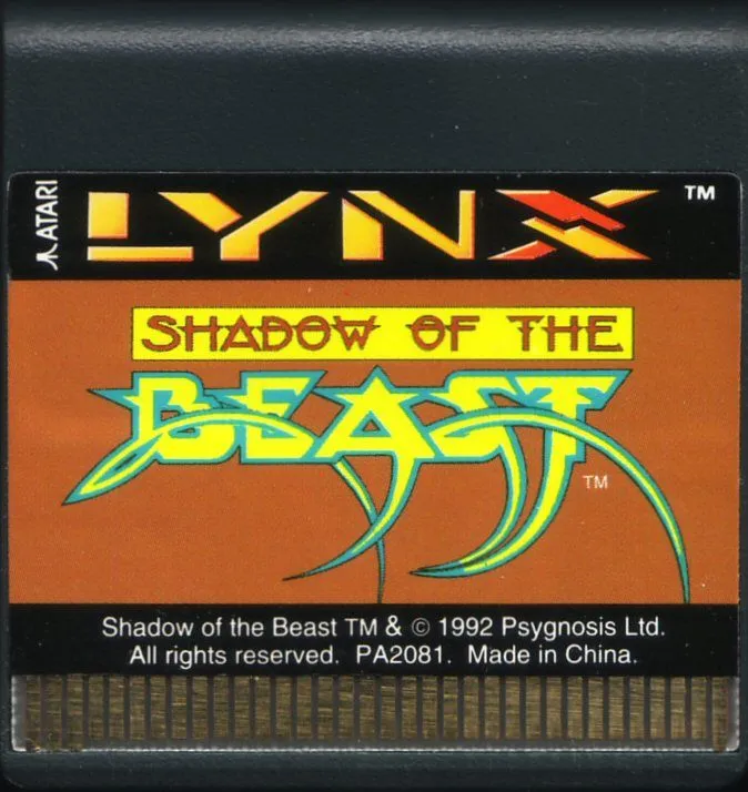 Shadow of the Beast cart