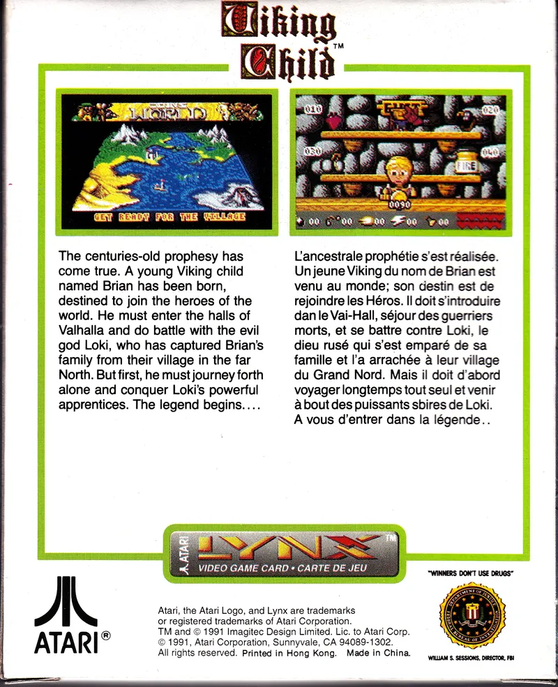 Viking Child box back