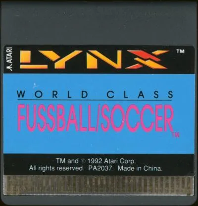 World Class Soccer cart
