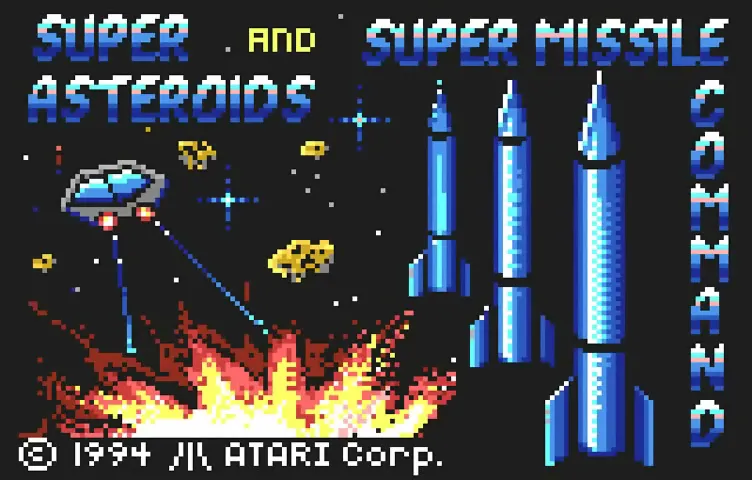 Super Asteroids & Missile Command screenshot