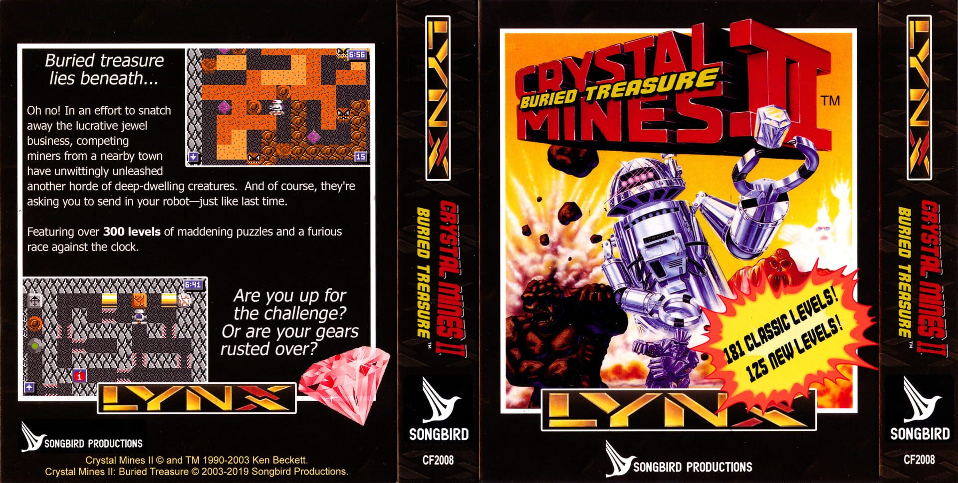 Backdrop artwork for Crystal Mines II - Buried Treasure
