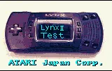 Lynx II Production Test Program title screen