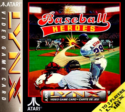 Baseball Heroes cover art for Atari Lynx