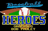 Baseball Heroes title screen