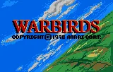 Warbirds title screen