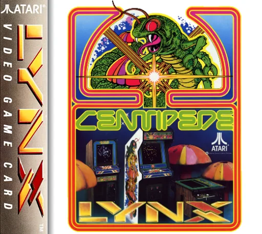 Centipede cover art for Atari Lynx