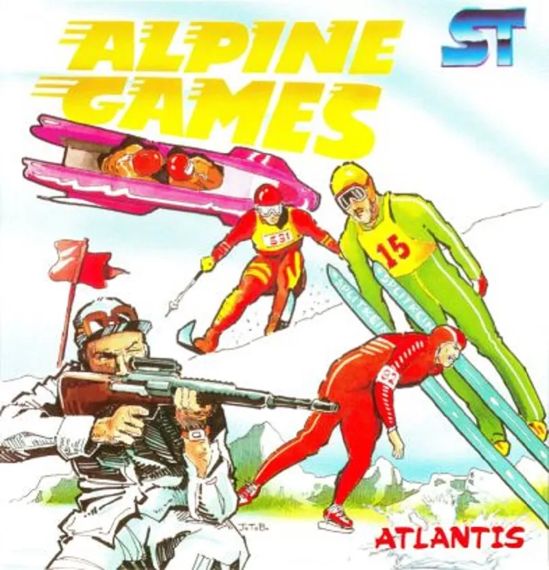 Alpine Games cover art for Atari ST