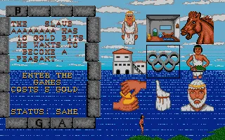 Backdrop artwork for Ancient Games