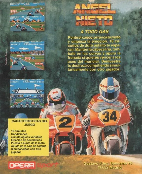 Angel Nieto Pole 500 box back
