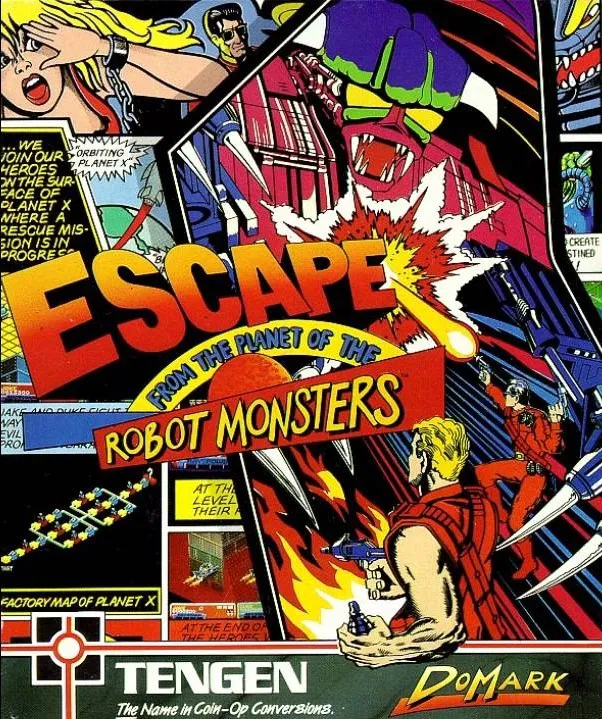Escape from the Planet of the Robot Monsters box art