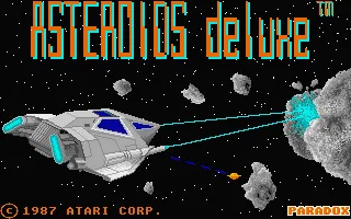 Asteroids Deluxe screenshot