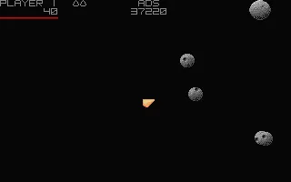 Backdrop artwork for Asteroids Deluxe