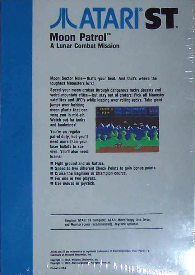 Moon Patrol box back