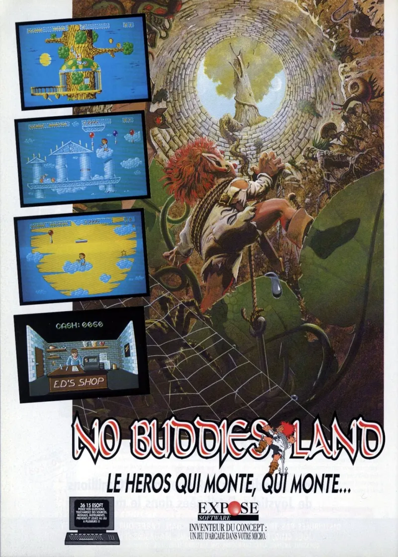 No Buddies Land box art