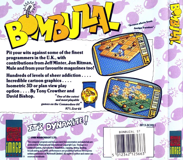 Bombuzal box back